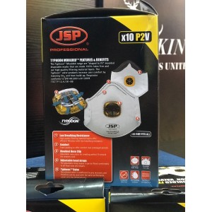 JSP 725- Moulded Typhoon™ FFP2V  呼氣閥口罩  (1盒10個)